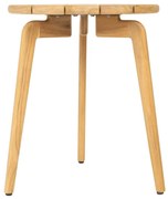 4 Seasons Outdoor Zucca teak bijzettafel met blad Ø 45 cm (H55 cm)  Bijzettafel     weerbestendig