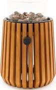 Happy Cocooning Lumi Lagune tafelbrander rond 21,5xH37 cm teak