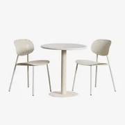 SKLUM Ronde Metalen Tuintafel Mizzi Ø70 Cm - Stijlvol En Functioneel