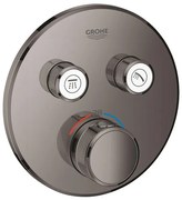 Grohe SmartControl Inbouwthermostaat - 3 knoppen - rond - hard graphite 29119a00