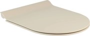 Ben Slim Toiletbril met Softclose en Quick Release Mat Beige