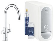 GROHE blue home Keukenkraan - uittrekbare c uitloop - chroom 31541000