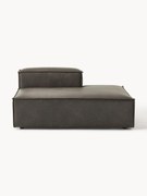 Chaise longue module Lennon van gerecycled leer