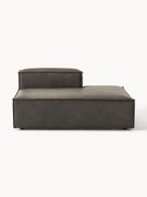 Leren chaise longue module Lennon