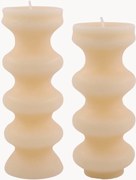 Handgemaakte kaarsen Mura, 2-delig