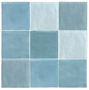 Terre d'Azur Maroc wandtegel 11.5x11.5cm lichtblauw - 29 stuks per doos
