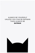 Poster Finlay & Noa - Always be Batman