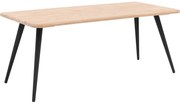 Goossens Eettafel Bjarte, Rechthoekig 220 x 90 cm