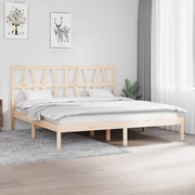 vidaXL Bedframe massief grenenhout 180x200 cm 6FT Super King