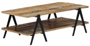 vidaXL Salontafel 115x60x40 cm massief gerecycled hout