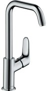 Hansgrohe Focus E2 wastafelkraan met hoge draaibare uitloop inclusief ComfortZone 240 met waste chroom 31609000