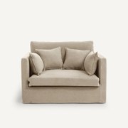 2-zitsbank in dik stonewashed linnen, Néo Kinkajou