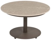 Boaz lounge tuintafel 60xH35 cm ceramic middenpoot terre 4 Seasons Outdoor