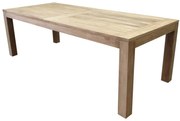 Krista dining tuintafel 240x100xH77,5 cm teak Grade A