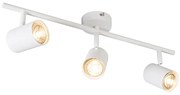 Moderne plafondspot wit 3-lichts kantelbaar - Jeana