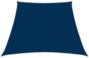 vidaXL Zonnezeil trapezium 2/4x3 m oxford stof blauw