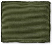 Kave Home Blok Rugkussen Ribstof Groen 50x60