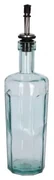 Olie- of azijnfles met facetten, gerecycled glas, 500 ml