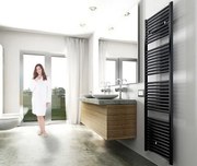 Calor Elara designradiator mat zwart 182x60cm 1067W