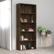 vidaXL Boekenkast 80x30x189 cm bewerkt hout bruineikenkleurig