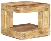 vidaXL Salontafel 45x45x40 cm massief mangohout