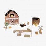 Nermal Kids Houten Boerderij Natuurlijke Kleuren - Sklum