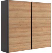 Goossens Kledingkast Easy Storage Sdk, 253 cm breed, 220 cm hoog, 2x 3 paneel schuifdeuren