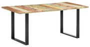 vidaXL Eettafel 180x90x76 cm massief gerecycled hout