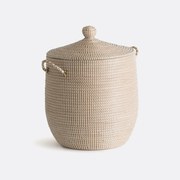 Mand met deksel H58 cm, Natala
