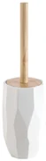 Nemo Stock Natural Raja toiletborstelgarnituur vrijstaand 400 x 105 mm materiaal harshout wit CP909/SB