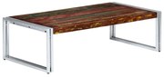 vidaXL Salontafel 120x60x35 cm massief gerecycled hout