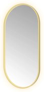 Hotbath &More Oval spiegel ovaal 60x120cm geborsteld messing PVD