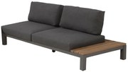 4 Seasons Outdoor | Fidji modular 2 seater left  Tuinbank    zwart weerbestendig