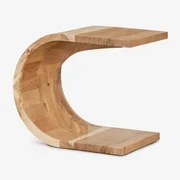 Bijzettafel 45x30 Cm In Rigi Hout Rustiek Acaciabruin - Sklum