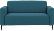 Goossens Bank Key West blauw, stof, 2-zits, modern design