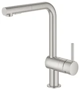 GROHE Minta Keukenkraan - hoog - uittrekbare l uitloop - 2 straalsoorten - supersteel geborsteld 30274dc0
