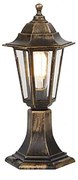 Buitenlamp antiek goud 42 cm IP44 - New Haven
