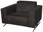 Fauteuil - Lambada - leer Colorado antraciet 01