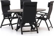 + 15% kassakorting | Diningset Bellagio | 4 personen | Tuinset polywood | 5-delig | Kees Smit Tuinmeubelen