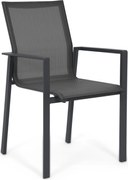 Tuinstoel Aluminium Grijs-antraciet Timo