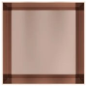 Hotbath &MORE Inbouwbox of inbouwnis - 30x30x10 - frameless - Geborsteld koper PVD BOX030FBCP