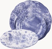 Dinnerset Fleurette Lilac, 18-delig