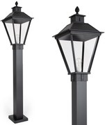 KS Verlichting buitenlamp Square Terras XL zwart Tuinverlichting Zwart E27