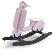 CHILDHOME Hobbelscooter roze en zwart