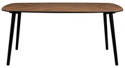 Dutchbone Clover Walnoot Eettafel Deens Ovaal - 165 X 90cm.