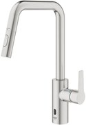 Grohe Start E keukenmengkraan met handmatige en touch-free bediening supersteel
