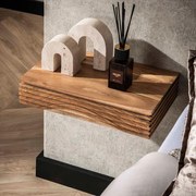 Zwevende Nachtkastjes Acacia 40 Cm Breed (set Van 2) - 40x25x8cm.