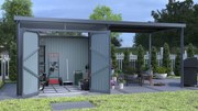 Vitavia Tuinberging Rheinfelden 108 - antraciet - Set - Tuinberging metaal L224 x B267 x H226cm
