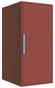 Allibert EVO badkamerkast - 40x101.1x35cm - halfhoog - 1 deur - terracotta mat 248806