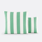 Kussensloop in katoen, Hendaye groen